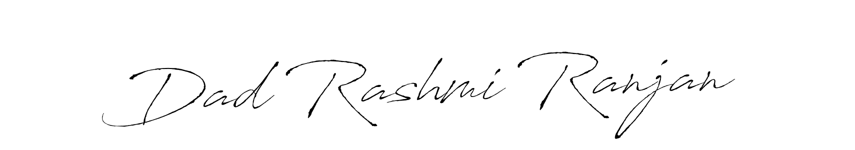 Make a beautiful signature design for name Dad Rashmi Ranjan. With this signature (Antro_Vectra) style, you can create a handwritten signature for free. Dad Rashmi Ranjan signature style 6 images and pictures png