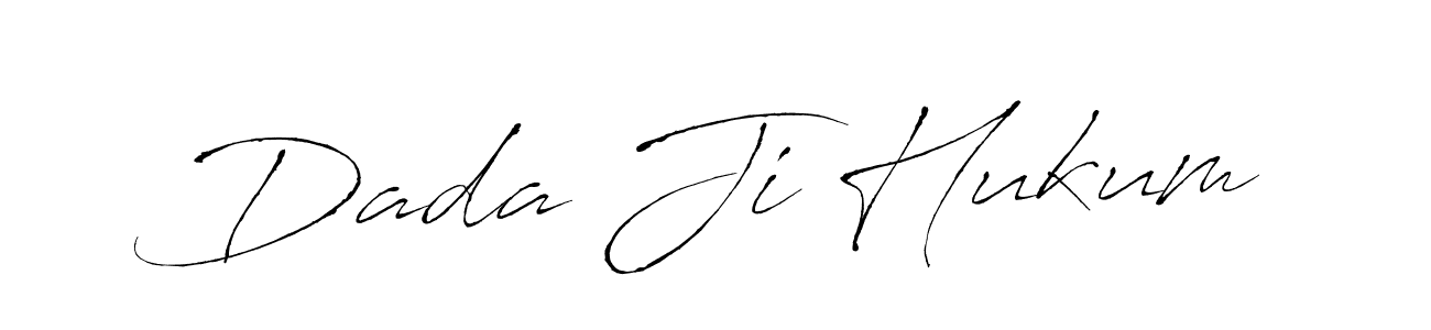 Also we have Dada Ji Hukum name is the best signature style. Create professional handwritten signature collection using Antro_Vectra autograph style. Dada Ji Hukum signature style 6 images and pictures png