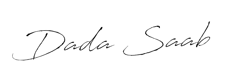 Make a beautiful signature design for name Dada Saab. With this signature (Antro_Vectra) style, you can create a handwritten signature for free. Dada Saab signature style 6 images and pictures png