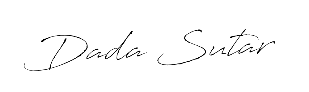 Also we have Dada Sutar name is the best signature style. Create professional handwritten signature collection using Antro_Vectra autograph style. Dada Sutar signature style 6 images and pictures png