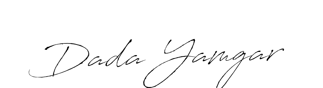 Make a beautiful signature design for name Dada Yamgar. With this signature (Antro_Vectra) style, you can create a handwritten signature for free. Dada Yamgar signature style 6 images and pictures png