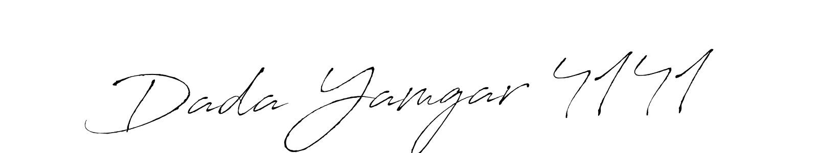 This is the best signature style for the Dada Yamgar 4141 name. Also you like these signature font (Antro_Vectra). Mix name signature. Dada Yamgar 4141 signature style 6 images and pictures png