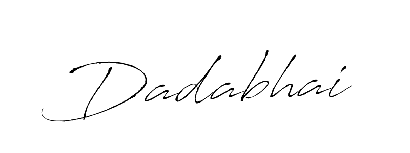 Design your own signature with our free online signature maker. With this signature software, you can create a handwritten (Antro_Vectra) signature for name Dadabhai. Dadabhai signature style 6 images and pictures png