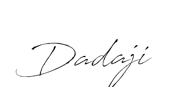 Antro_Vectra is a professional signature style that is perfect for those who want to add a touch of class to their signature. It is also a great choice for those who want to make their signature more unique. Get Dadaji name to fancy signature for free. Dadaji signature style 6 images and pictures png