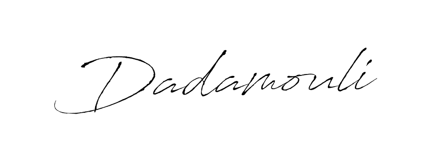 Dadamouli stylish signature style. Best Handwritten Sign (Antro_Vectra) for my name. Handwritten Signature Collection Ideas for my name Dadamouli. Dadamouli signature style 6 images and pictures png