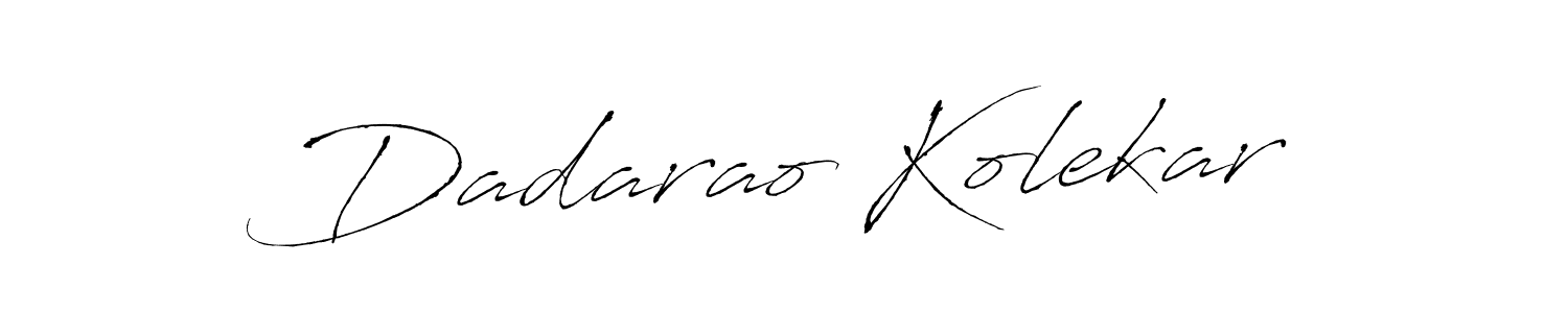 Also we have Dadarao Kolekar name is the best signature style. Create professional handwritten signature collection using Antro_Vectra autograph style. Dadarao Kolekar signature style 6 images and pictures png