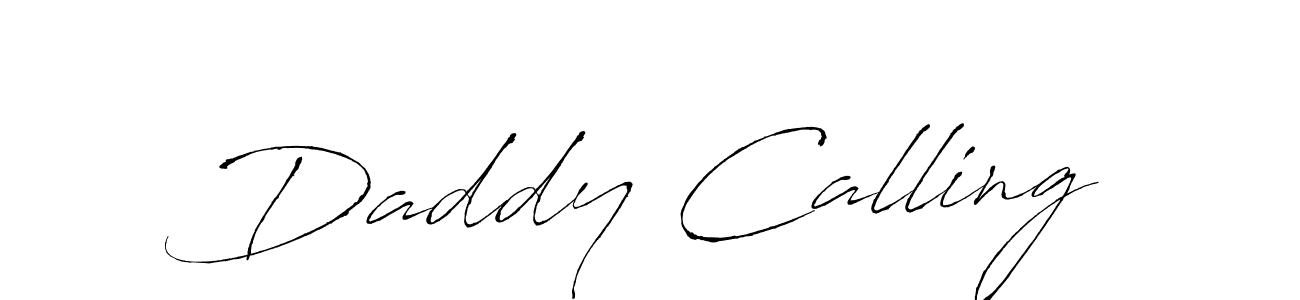 How to make Daddy Calling name signature. Use Antro_Vectra style for creating short signs online. This is the latest handwritten sign. Daddy Calling signature style 6 images and pictures png