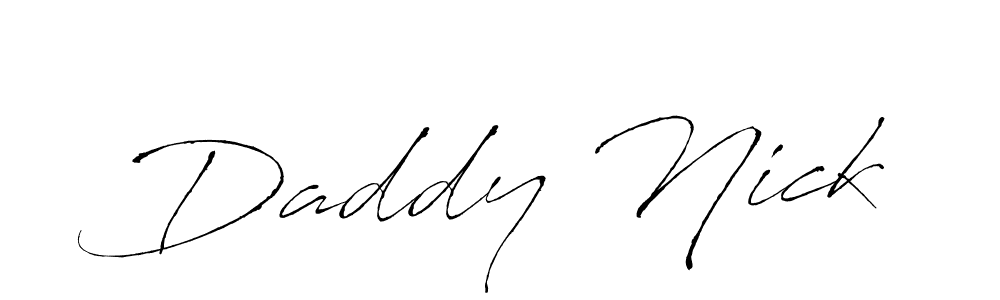 You should practise on your own different ways (Antro_Vectra) to write your name (Daddy Nick) in signature. don't let someone else do it for you. Daddy Nick signature style 6 images and pictures png