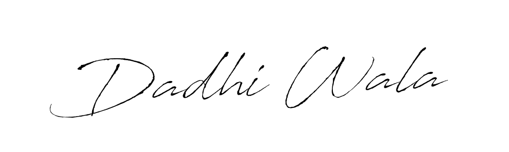 Use a signature maker to create a handwritten signature online. With this signature software, you can design (Antro_Vectra) your own signature for name Dadhi Wala. Dadhi Wala signature style 6 images and pictures png