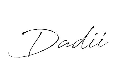 How to make Dadii signature? Antro_Vectra is a professional autograph style. Create handwritten signature for Dadii name. Dadii signature style 6 images and pictures png