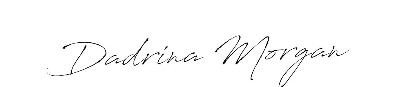 The best way (Antro_Vectra) to make a short signature is to pick only two or three words in your name. The name Dadrina Morgan include a total of six letters. For converting this name. Dadrina Morgan signature style 6 images and pictures png