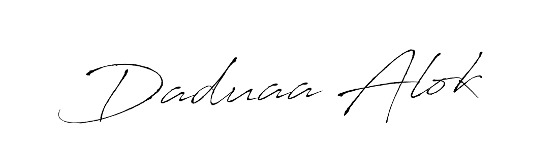 You should practise on your own different ways (Antro_Vectra) to write your name (Daduaa Alok) in signature. don't let someone else do it for you. Daduaa Alok signature style 6 images and pictures png