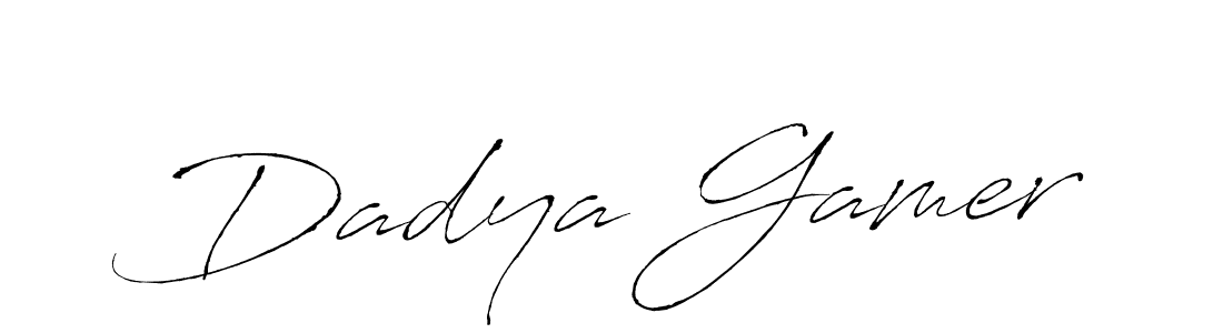 You can use this online signature creator to create a handwritten signature for the name Dadya Gamer. This is the best online autograph maker. Dadya Gamer signature style 6 images and pictures png