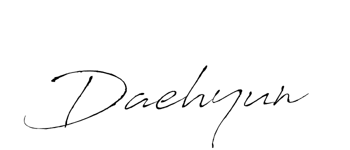 Use a signature maker to create a handwritten signature online. With this signature software, you can design (Antro_Vectra) your own signature for name Daehyun. Daehyun signature style 6 images and pictures png