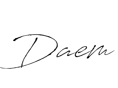How to make Daem name signature. Use Antro_Vectra style for creating short signs online. This is the latest handwritten sign. Daem signature style 6 images and pictures png