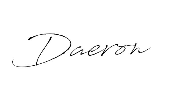 Use a signature maker to create a handwritten signature online. With this signature software, you can design (Antro_Vectra) your own signature for name Daeron. Daeron signature style 6 images and pictures png