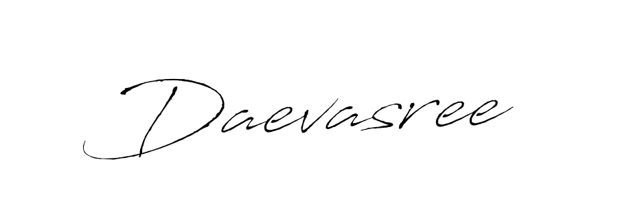 Design your own signature with our free online signature maker. With this signature software, you can create a handwritten (Antro_Vectra) signature for name Daevasree. Daevasree signature style 6 images and pictures png