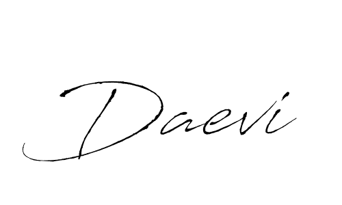 Daevi stylish signature style. Best Handwritten Sign (Antro_Vectra) for my name. Handwritten Signature Collection Ideas for my name Daevi. Daevi signature style 6 images and pictures png