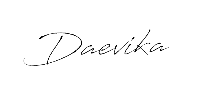 How to make Daevika signature? Antro_Vectra is a professional autograph style. Create handwritten signature for Daevika name. Daevika signature style 6 images and pictures png