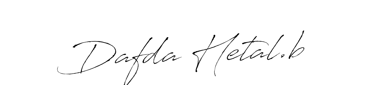 Dafda Hetal.b stylish signature style. Best Handwritten Sign (Antro_Vectra) for my name. Handwritten Signature Collection Ideas for my name Dafda Hetal.b. Dafda Hetal.b signature style 6 images and pictures png
