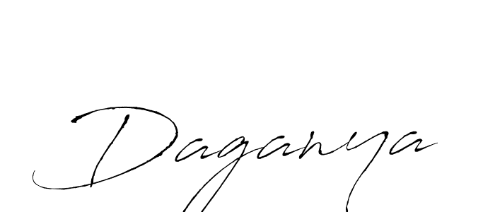 How to make Daganya name signature. Use Antro_Vectra style for creating short signs online. This is the latest handwritten sign. Daganya signature style 6 images and pictures png