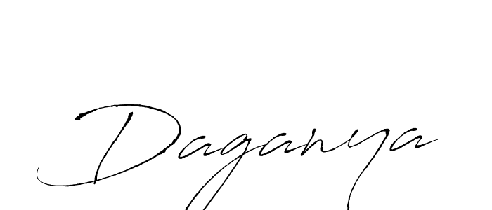 How to make Daganya name signature. Use Antro_Vectra style for creating short signs online. This is the latest handwritten sign. Daganya signature style 6 images and pictures png