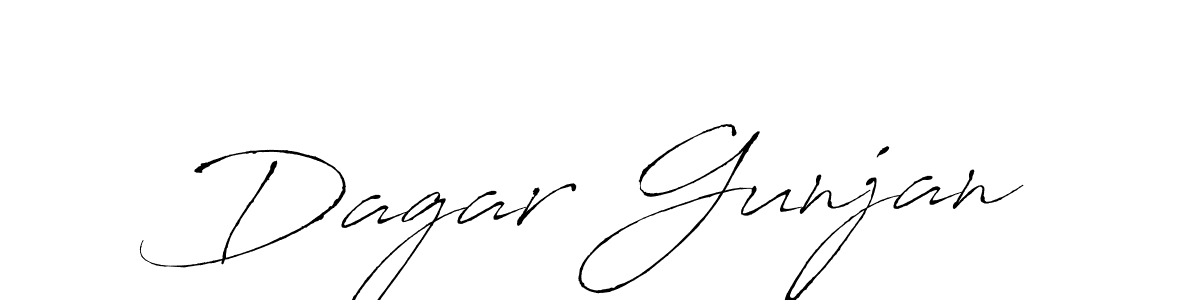 Antro_Vectra is a professional signature style that is perfect for those who want to add a touch of class to their signature. It is also a great choice for those who want to make their signature more unique. Get Dagar Gunjan name to fancy signature for free. Dagar Gunjan signature style 6 images and pictures png