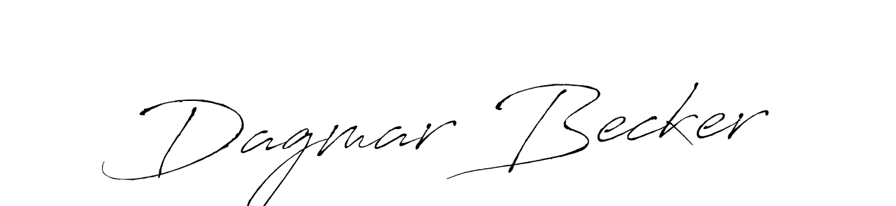 Design your own signature with our free online signature maker. With this signature software, you can create a handwritten (Antro_Vectra) signature for name Dagmar Becker. Dagmar Becker signature style 6 images and pictures png