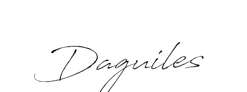 Design your own signature with our free online signature maker. With this signature software, you can create a handwritten (Antro_Vectra) signature for name Daguiles. Daguiles signature style 6 images and pictures png