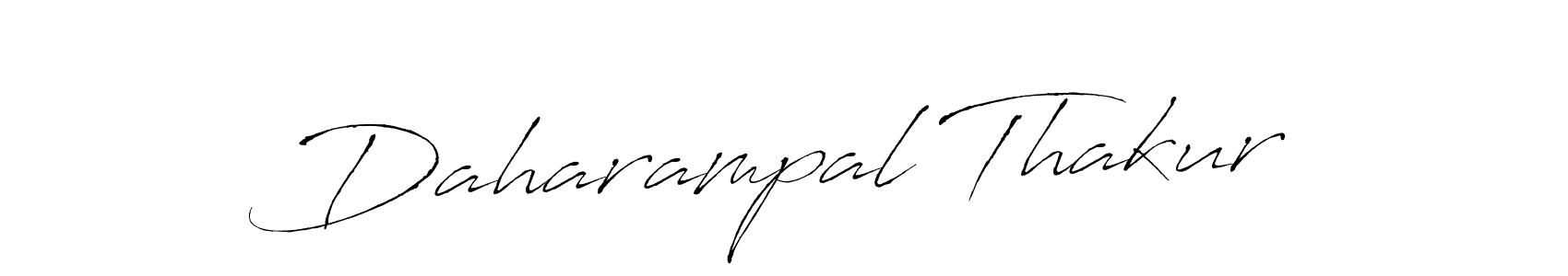 Make a beautiful signature design for name Daharampal Thakur. With this signature (Antro_Vectra) style, you can create a handwritten signature for free. Daharampal Thakur signature style 6 images and pictures png