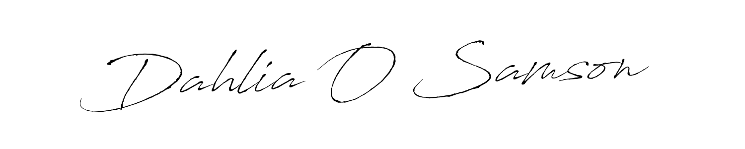 Make a beautiful signature design for name Dahlia O Samson. Use this online signature maker to create a handwritten signature for free. Dahlia O Samson signature style 6 images and pictures png