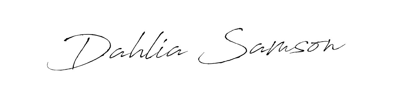 Once you've used our free online signature maker to create your best signature Antro_Vectra style, it's time to enjoy all of the benefits that Dahlia Samson name signing documents. Dahlia Samson signature style 6 images and pictures png