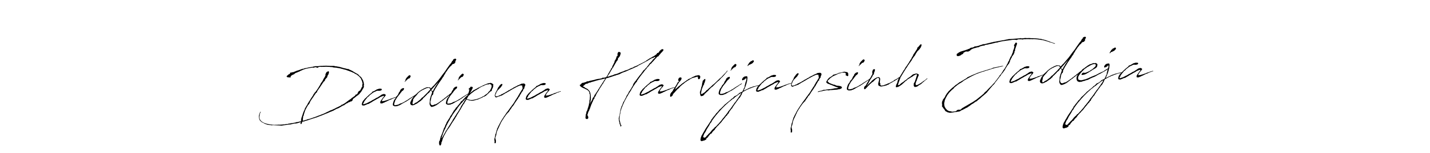 Make a beautiful signature design for name Daidipya Harvijaysinh Jadeja. With this signature (Antro_Vectra) style, you can create a handwritten signature for free. Daidipya Harvijaysinh Jadeja signature style 6 images and pictures png