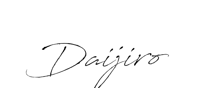 Make a beautiful signature design for name Daijiro. With this signature (Antro_Vectra) style, you can create a handwritten signature for free. Daijiro signature style 6 images and pictures png