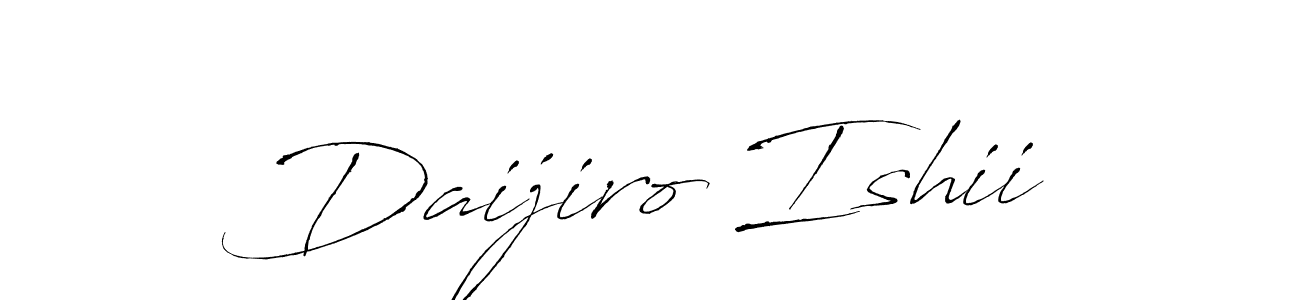 How to make Daijiro Ishii signature? Antro_Vectra is a professional autograph style. Create handwritten signature for Daijiro Ishii name. Daijiro Ishii signature style 6 images and pictures png