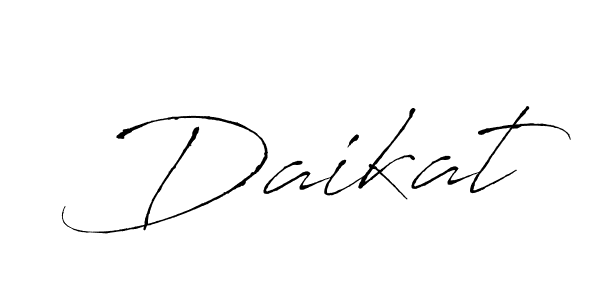 How to make Daikat signature? Antro_Vectra is a professional autograph style. Create handwritten signature for Daikat name. Daikat signature style 6 images and pictures png