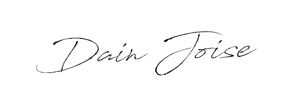 Use a signature maker to create a handwritten signature online. With this signature software, you can design (Antro_Vectra) your own signature for name Dain Joise. Dain Joise signature style 6 images and pictures png