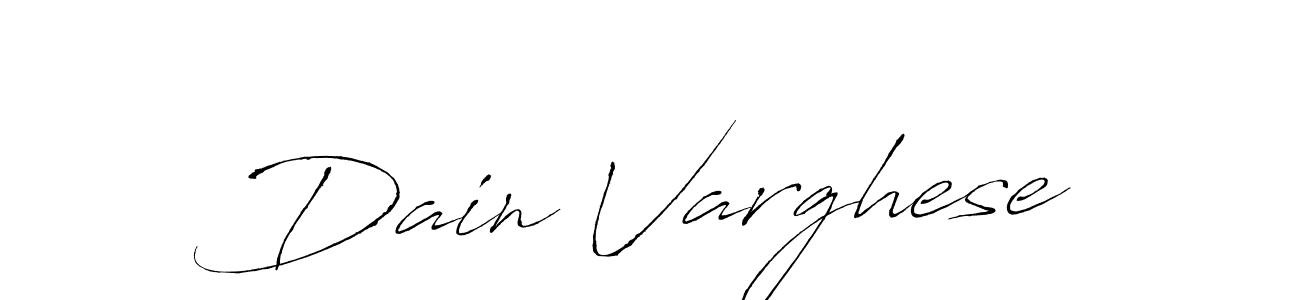 You should practise on your own different ways (Antro_Vectra) to write your name (Dain Varghese) in signature. don't let someone else do it for you. Dain Varghese signature style 6 images and pictures png