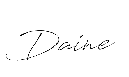 How to make Daine signature? Antro_Vectra is a professional autograph style. Create handwritten signature for Daine name. Daine signature style 6 images and pictures png