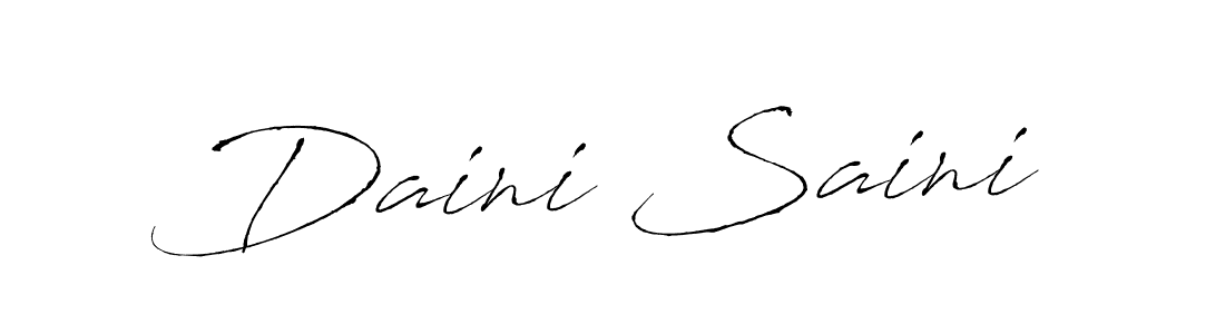 Create a beautiful signature design for name Daini Saini. With this signature (Antro_Vectra) fonts, you can make a handwritten signature for free. Daini Saini signature style 6 images and pictures png