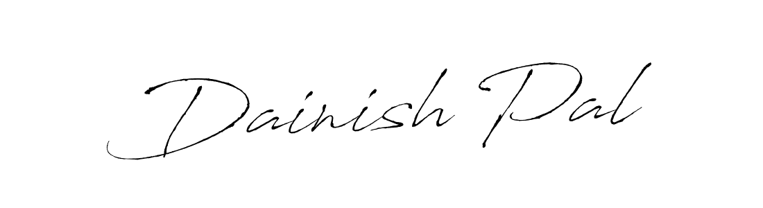 Design your own signature with our free online signature maker. With this signature software, you can create a handwritten (Antro_Vectra) signature for name Dainish Pal. Dainish Pal signature style 6 images and pictures png