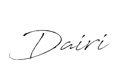 Use a signature maker to create a handwritten signature online. With this signature software, you can design (Antro_Vectra) your own signature for name Dairi. Dairi signature style 6 images and pictures png