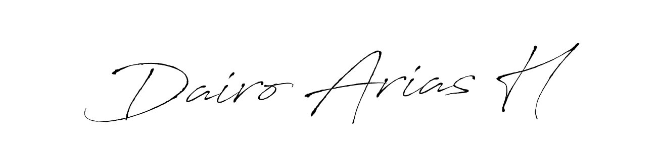 Make a short Dairo Arias H signature style. Manage your documents anywhere anytime using Antro_Vectra. Create and add eSignatures, submit forms, share and send files easily. Dairo Arias H signature style 6 images and pictures png