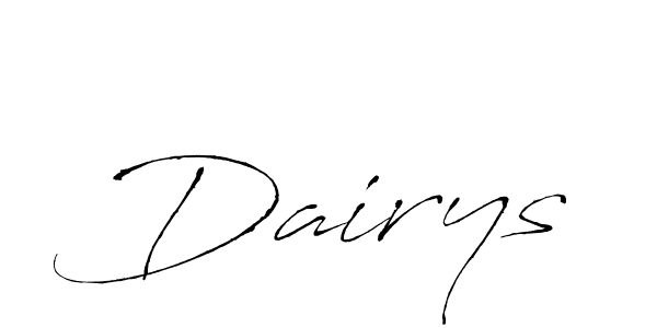 How to make Dairys name signature. Use Antro_Vectra style for creating short signs online. This is the latest handwritten sign. Dairys signature style 6 images and pictures png