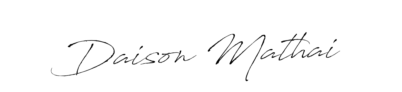 Daison Mathai stylish signature style. Best Handwritten Sign (Antro_Vectra) for my name. Handwritten Signature Collection Ideas for my name Daison Mathai. Daison Mathai signature style 6 images and pictures png