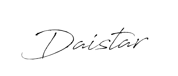 Design your own signature with our free online signature maker. With this signature software, you can create a handwritten (Antro_Vectra) signature for name Daistar. Daistar signature style 6 images and pictures png