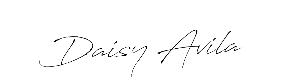 How to make Daisy Avila name signature. Use Antro_Vectra style for creating short signs online. This is the latest handwritten sign. Daisy Avila signature style 6 images and pictures png