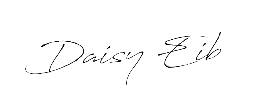 Similarly Antro_Vectra is the best handwritten signature design. Signature creator online .You can use it as an online autograph creator for name Daisy Eib. Daisy Eib signature style 6 images and pictures png