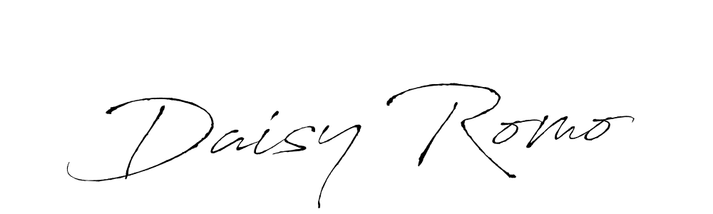 if you are searching for the best signature style for your name Daisy Romo. so please give up your signature search. here we have designed multiple signature styles  using Antro_Vectra. Daisy Romo signature style 6 images and pictures png