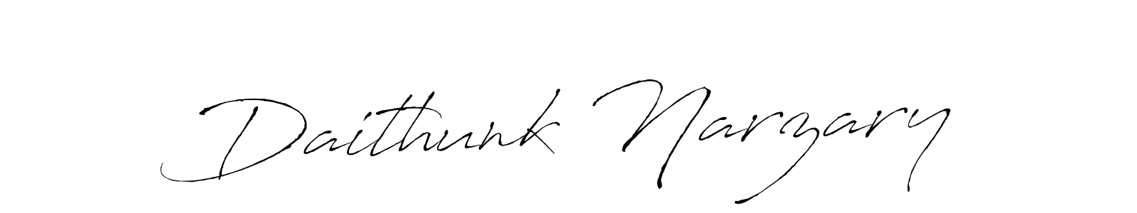 Create a beautiful signature design for name Daithunk Narzary. With this signature (Antro_Vectra) fonts, you can make a handwritten signature for free. Daithunk Narzary signature style 6 images and pictures png